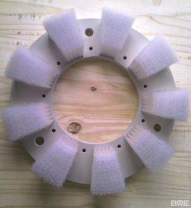 Brosse technique en plateau